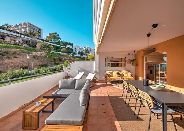 Beachfront With Sea View At Burriana Beach, Nerja