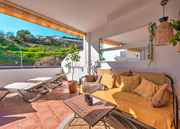 Beachfront With Sea View At Burriana Beach, * Nerja